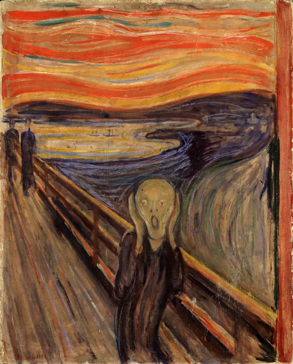 Le Cri d Edvard Munch, tableau de 1893