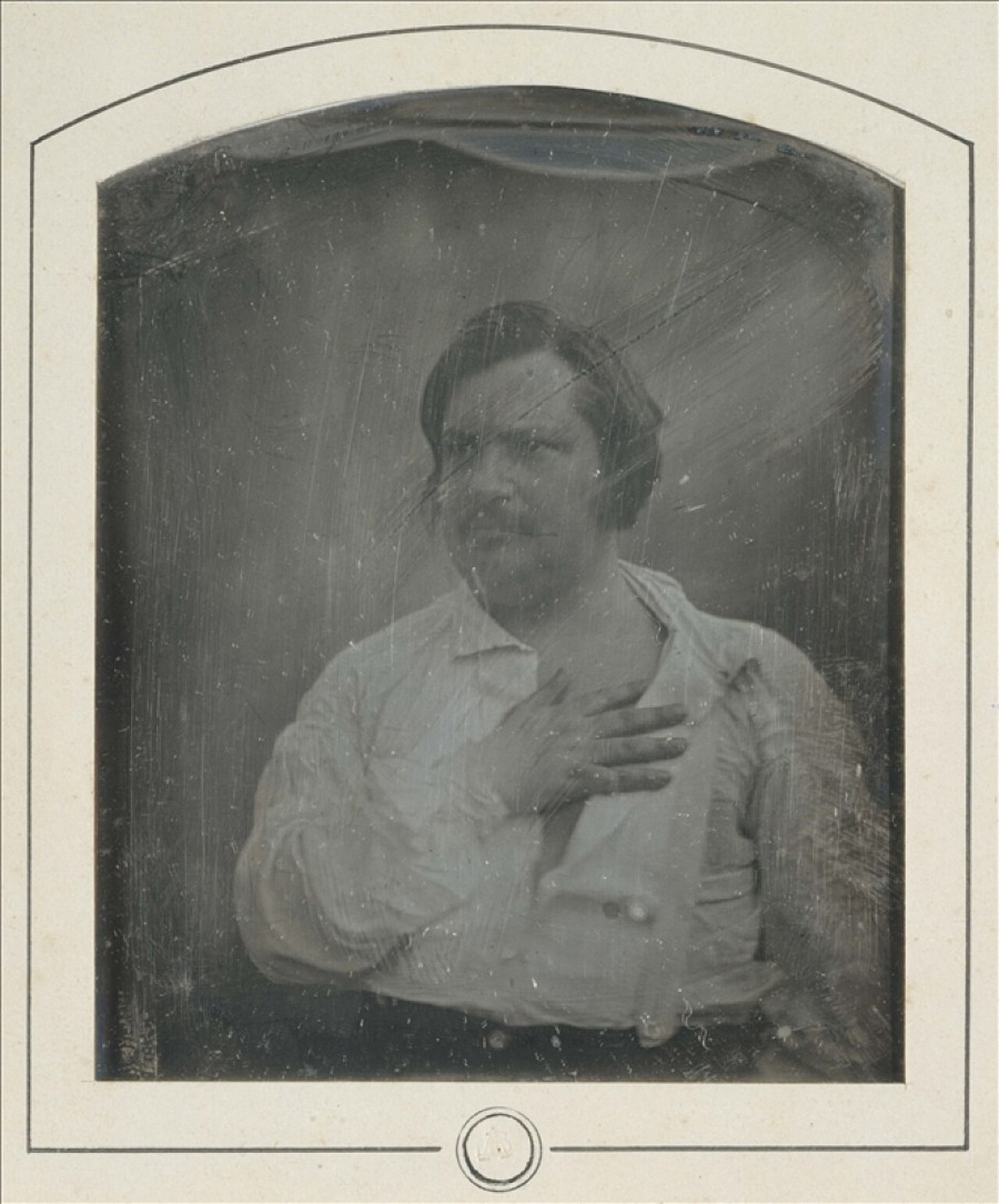 Honoré de Balzac photographié par Louis-Auguste Bisson